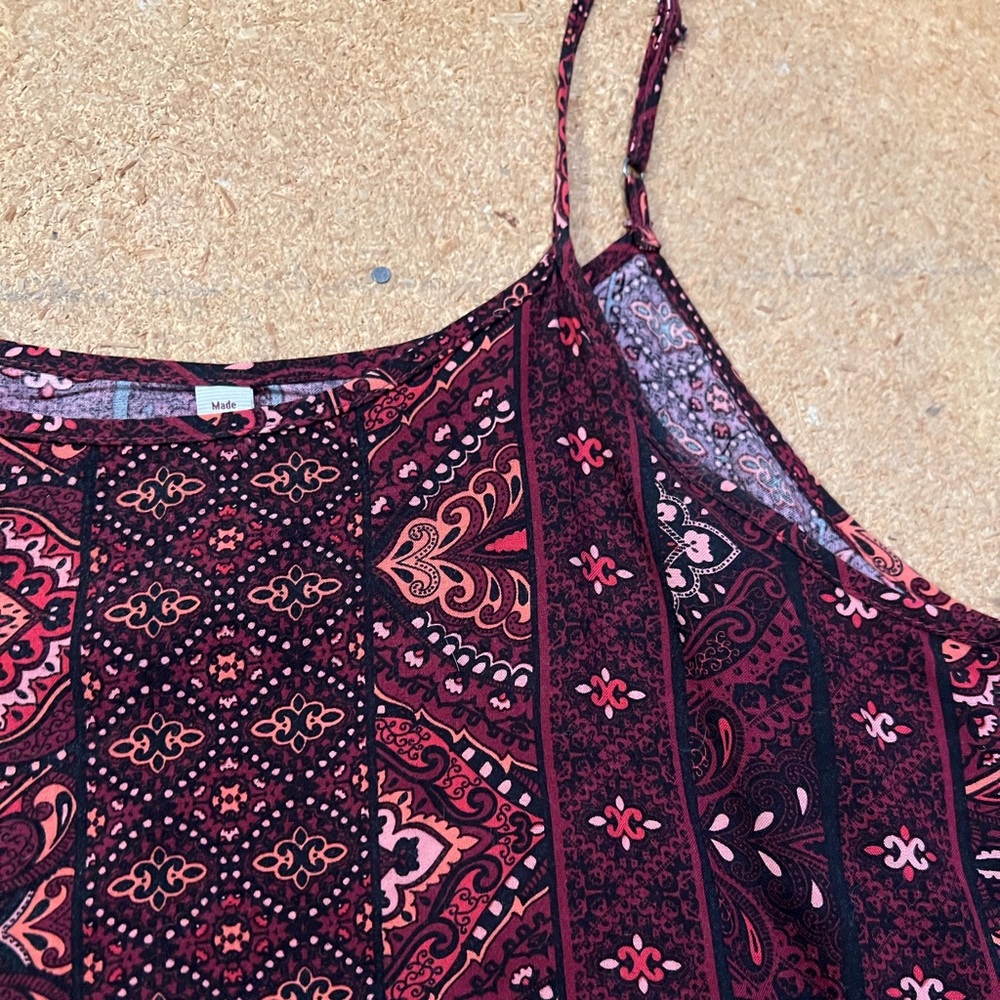 Mudd Patterned Tank Top